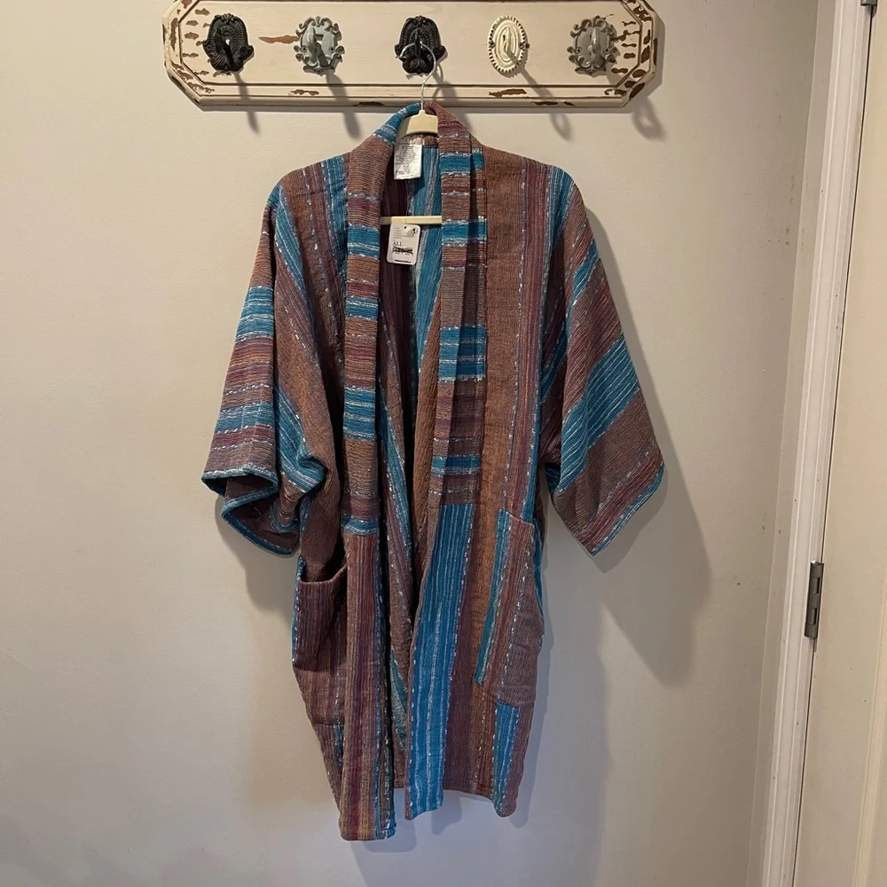 NWT Free People Blue Luna Swing Kimono - Picture 4 of 7